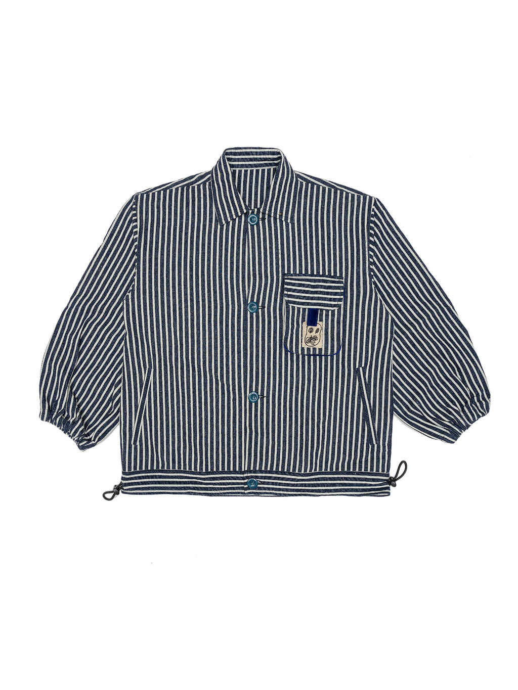 The Fluted slate jacket