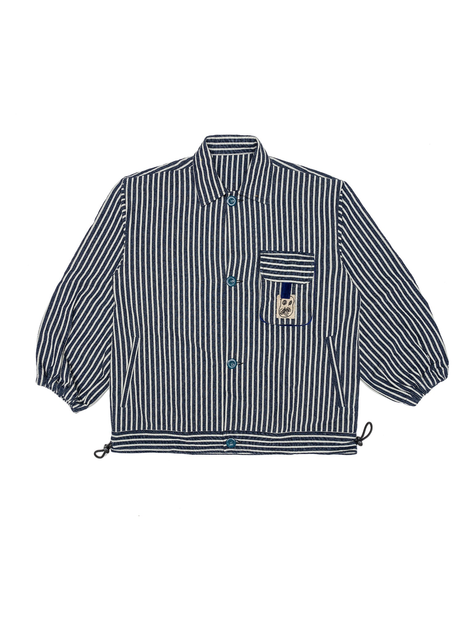 The Fluted slate jacket