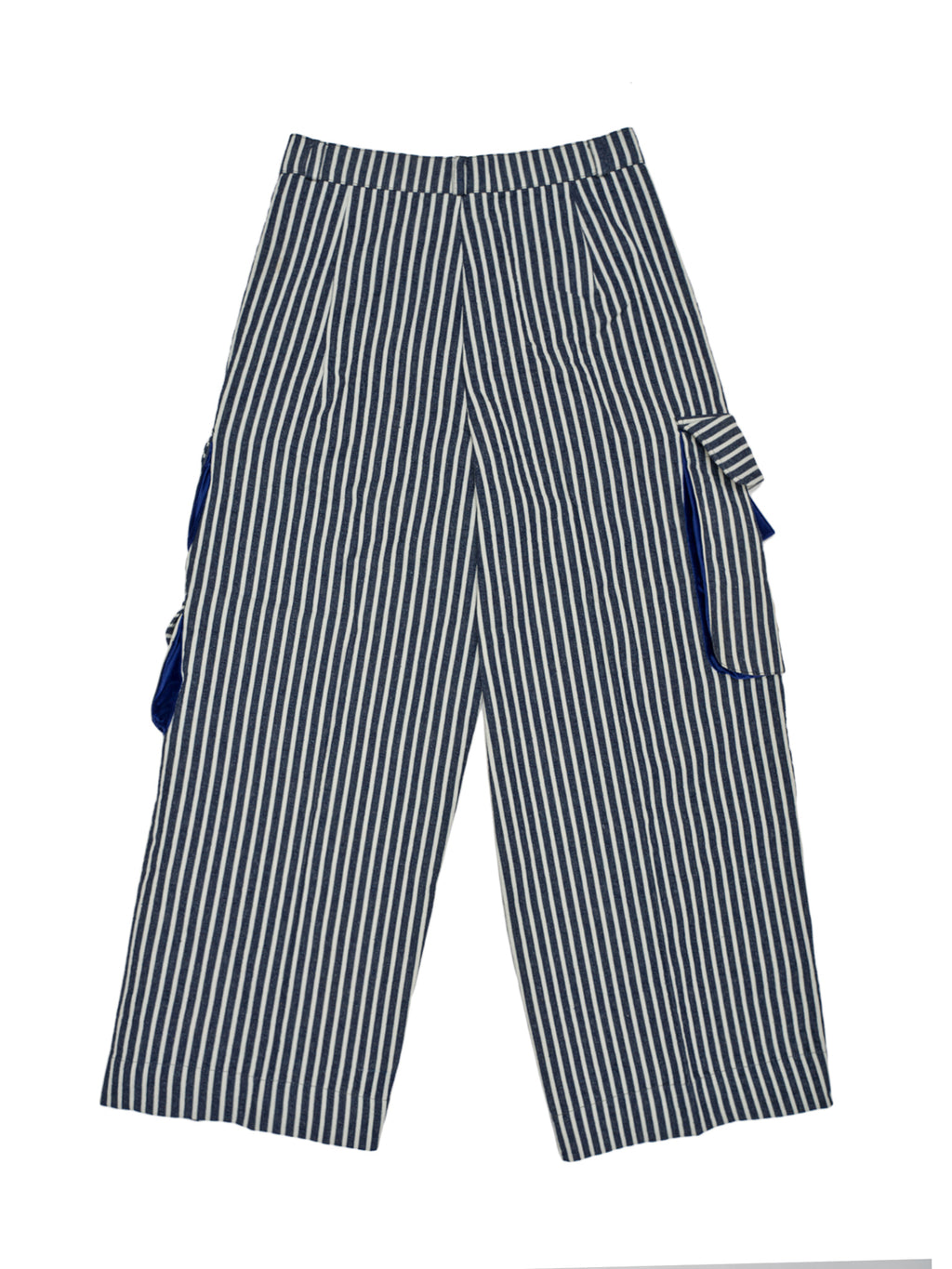 The Fluted slate trousers