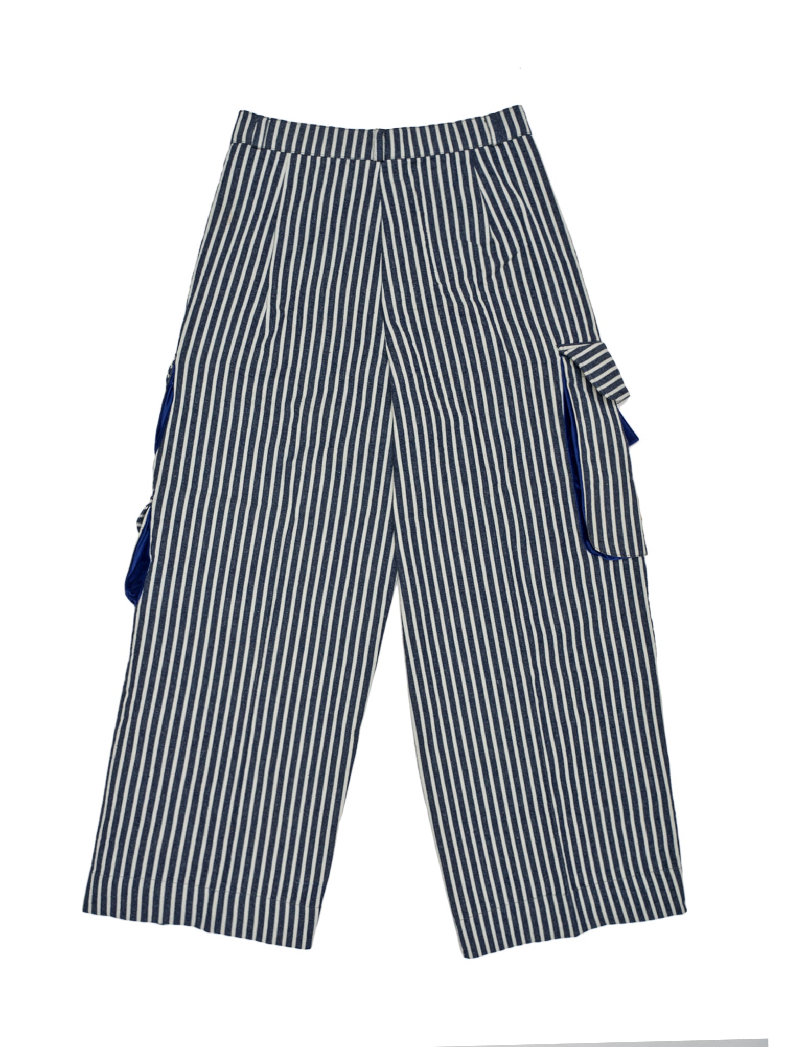 The Fluted slate trousers