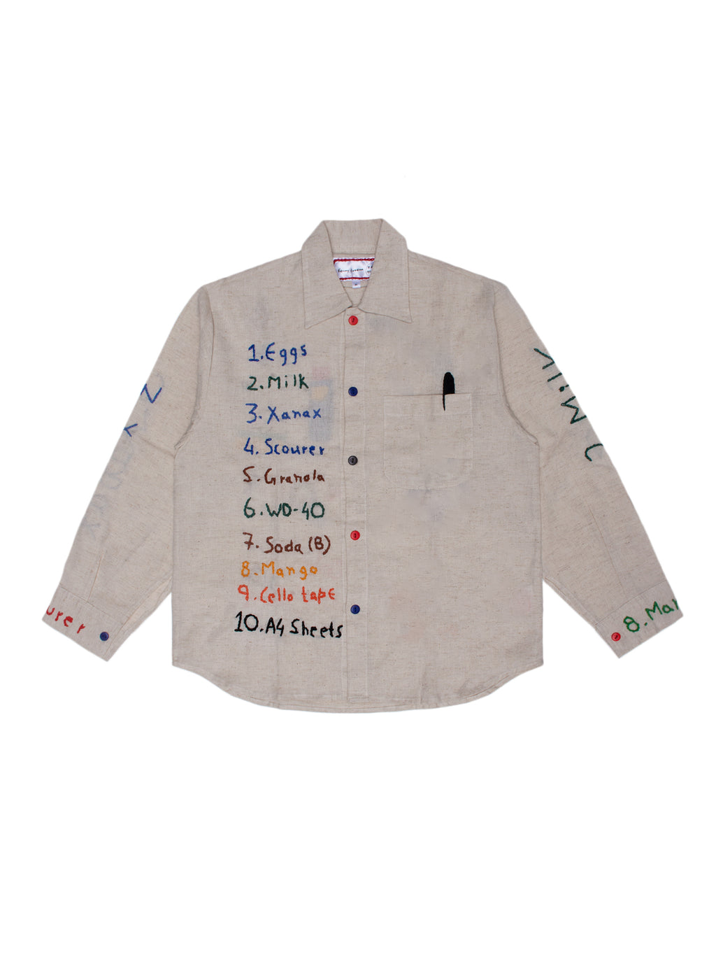 The Grocery List shirt