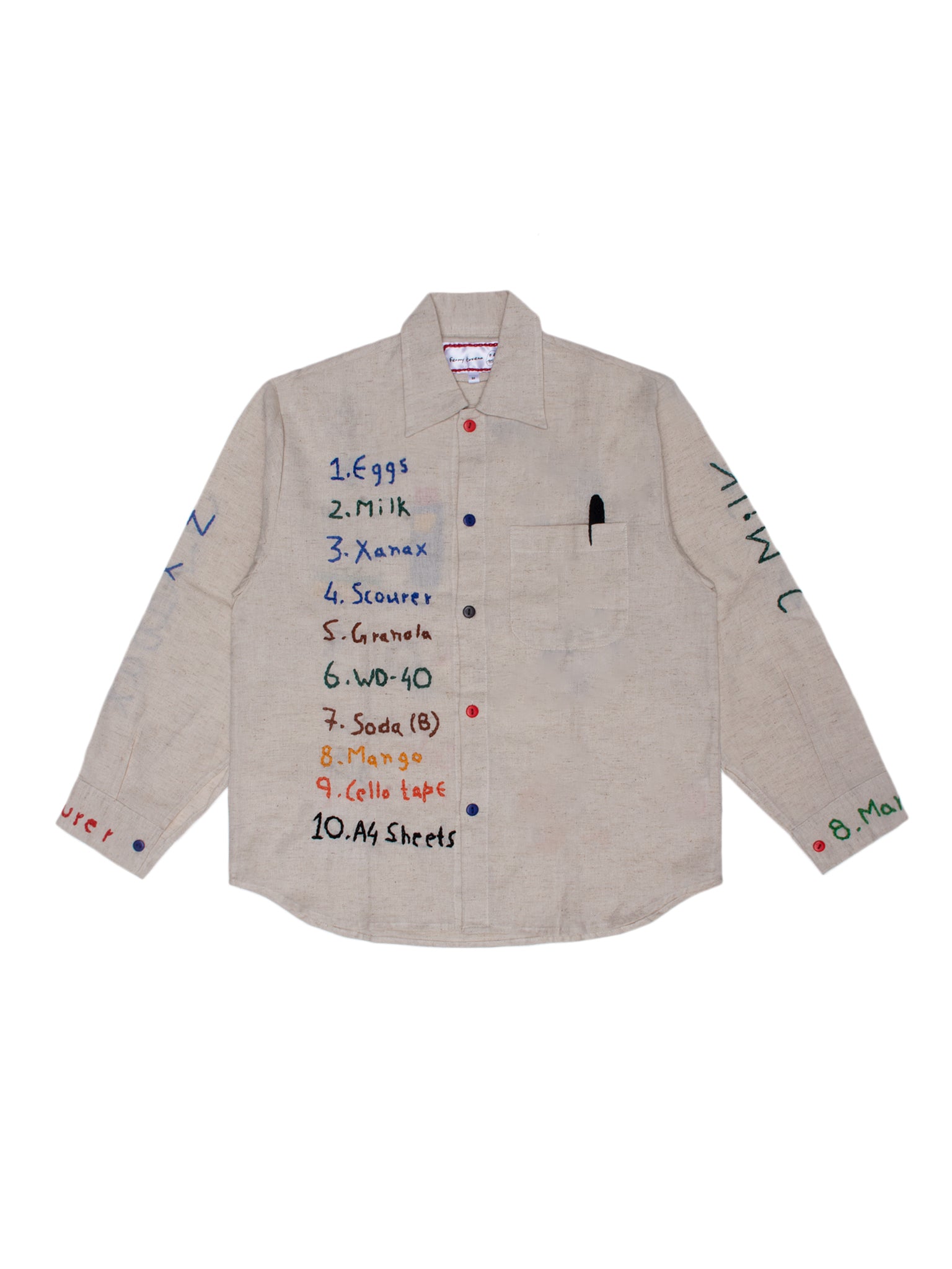 The Grocery List shirt