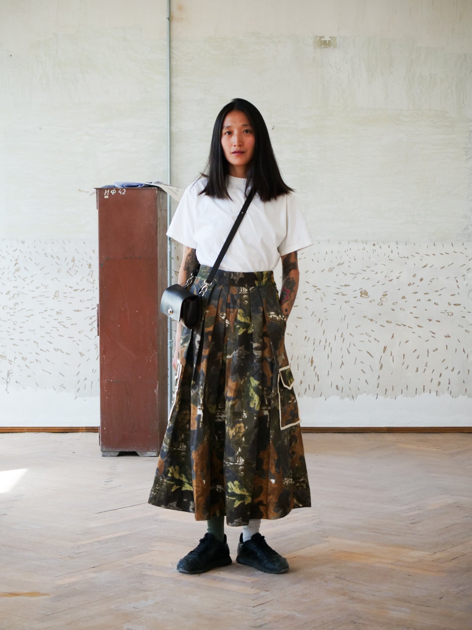 The Disruptive pattern skirt