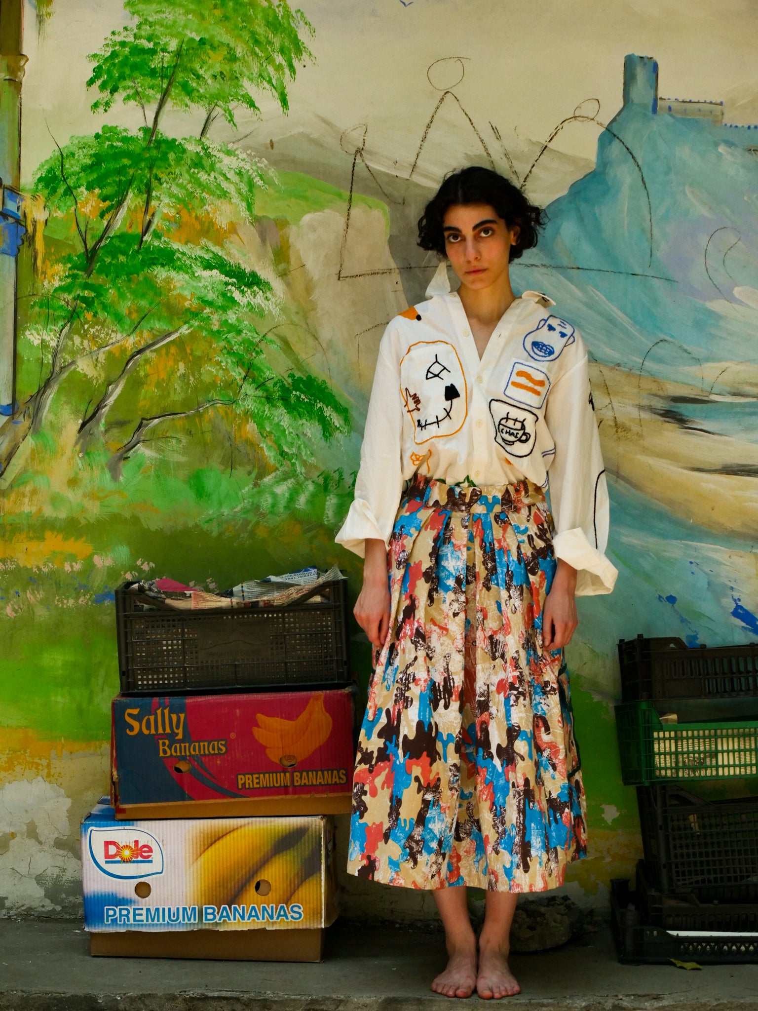 The Disruptive pattern skirt 2