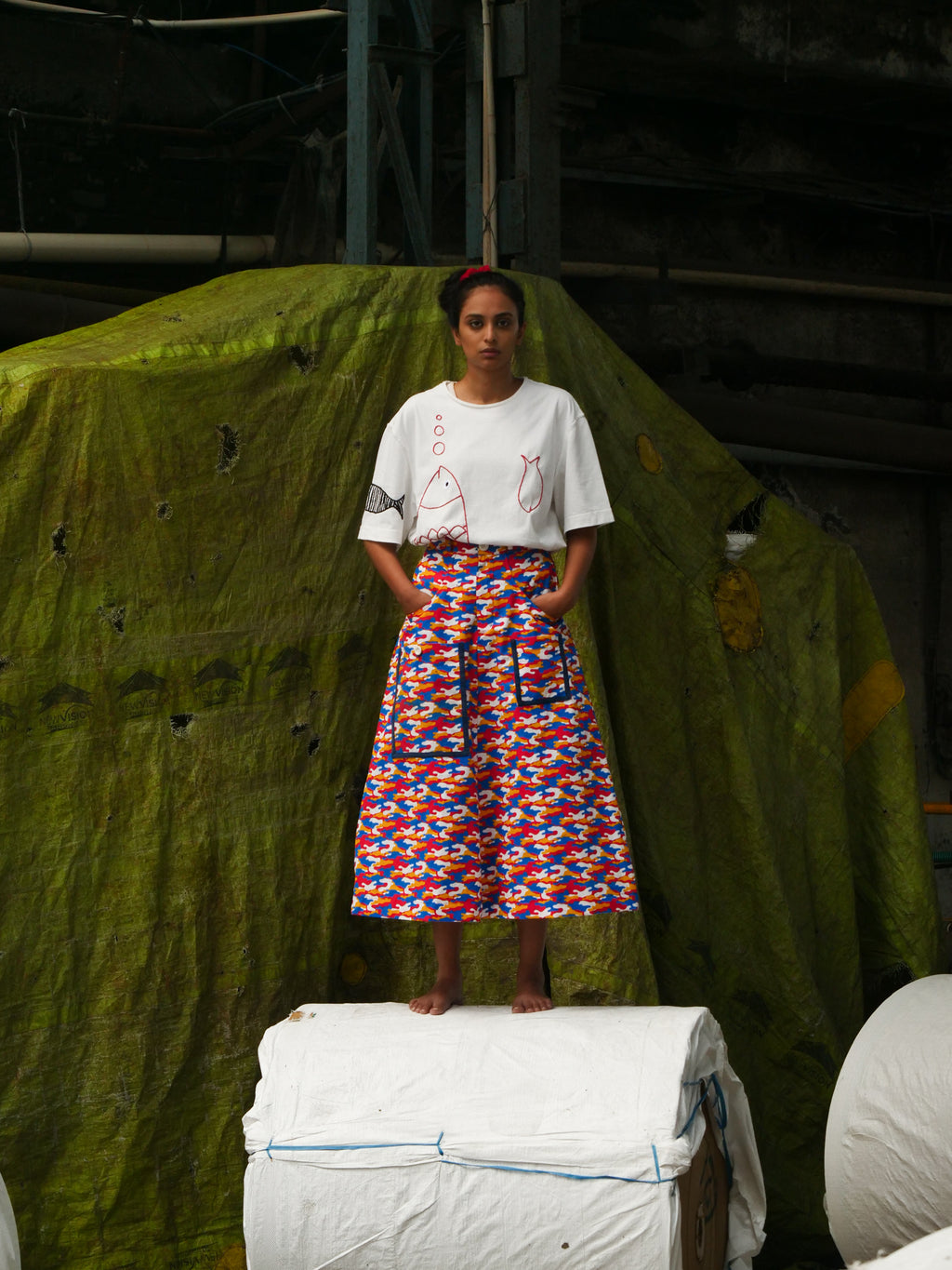The Lego camo skirt
