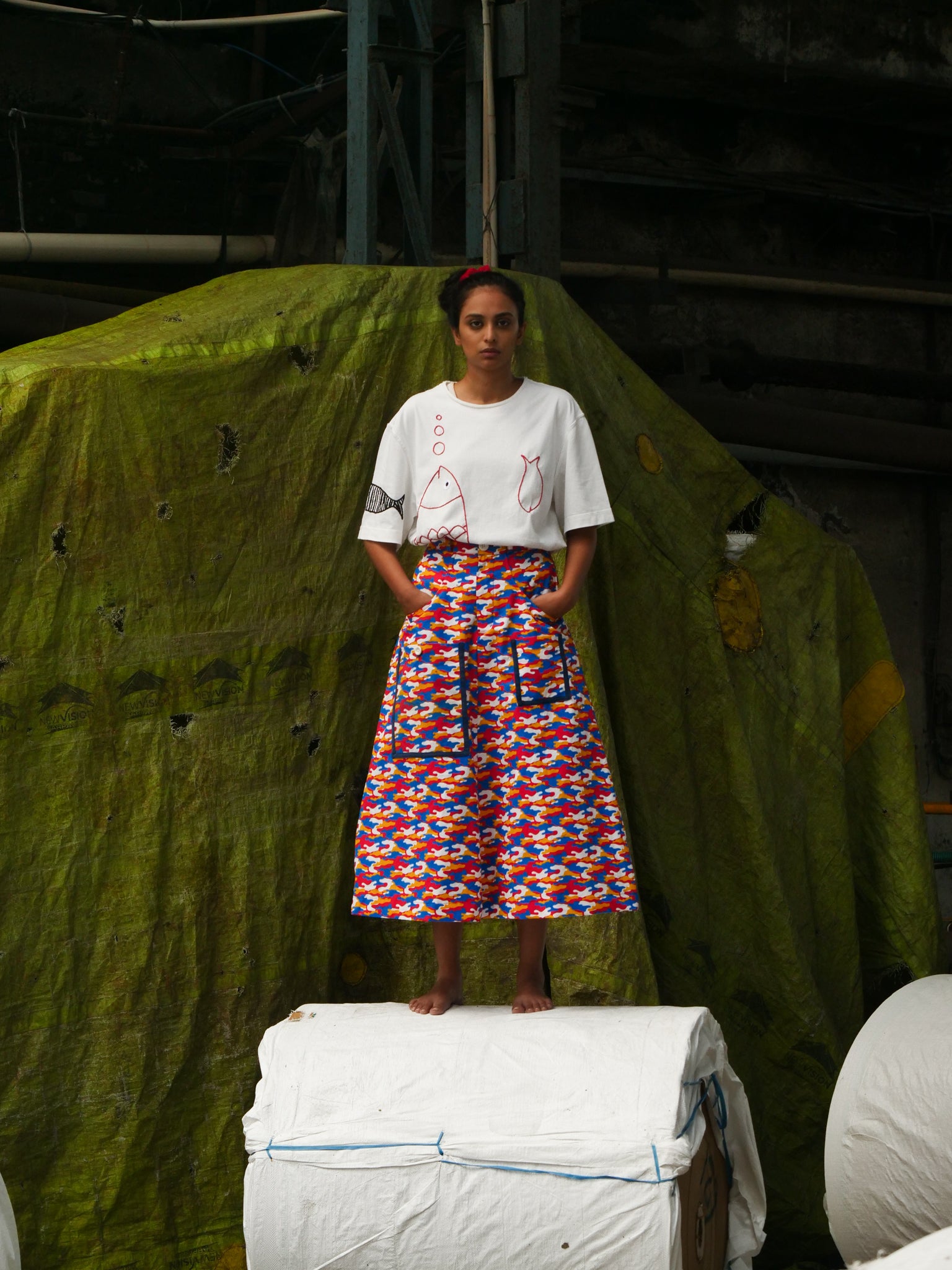 The Lego camo skirt