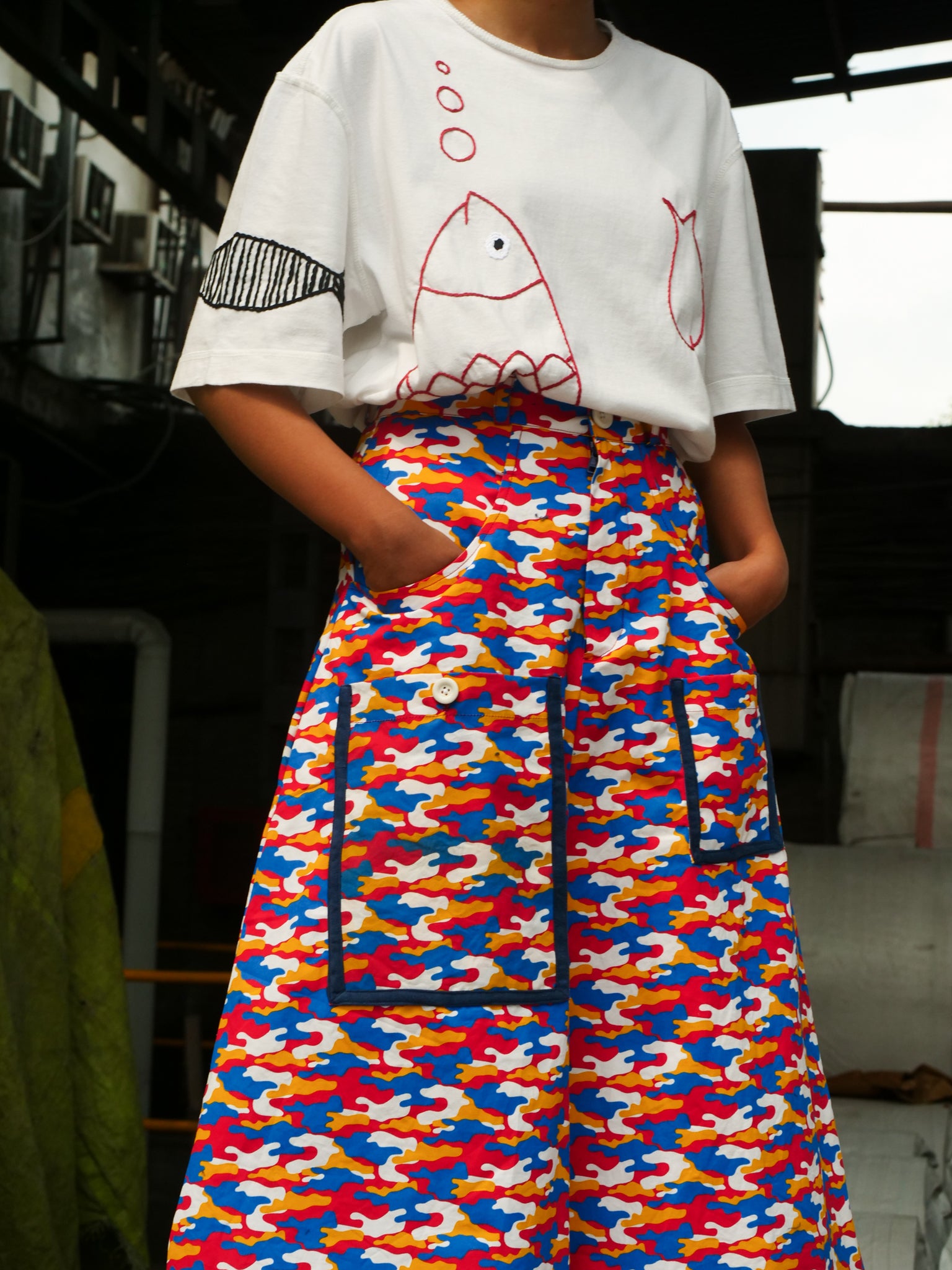 The Lego camo skirt