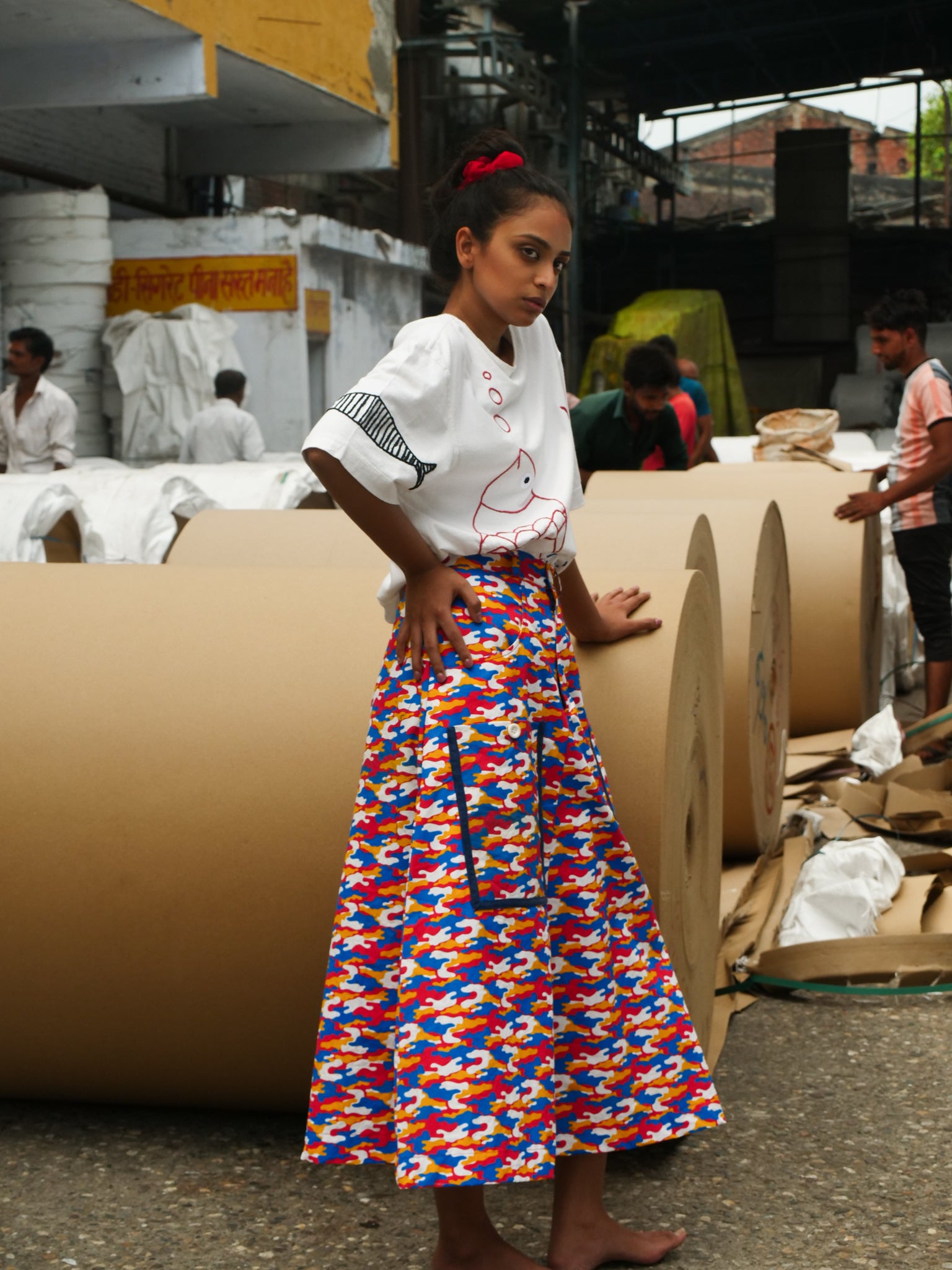 The Lego camo skirt